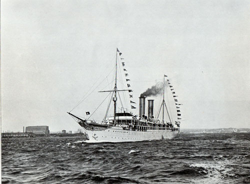 SS Prinzessin Victoria Luise (1900) . Photo 008, Northland Trips Book of Photographs, Hamburg-American Line, 1908.