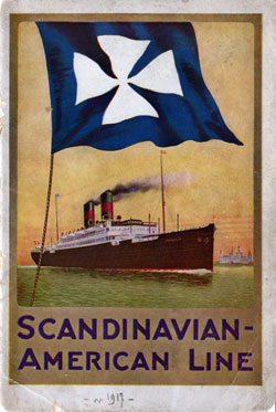 1917 Brochure from the Scandinavian American Line