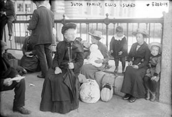 Dutch Family at Ellis Island