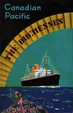 1932-10-14 Passenger Manifest for the SS Duchess of Bedford