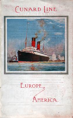 Passenger Manifest, Cunard Line T.RMS Ascania 1911