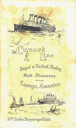 RMS Laconia 1 October 1912