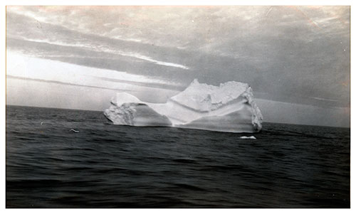 Photo of Iceberg seen during the voyage