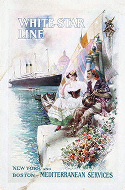 Passenger Manifest, SS Cretic, White Star Line, November 1913, Genoa to Boston