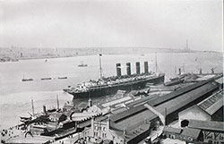 RMS Lusitania at the Liverpool Landing Stage (1912)