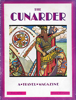 Front Cover, The Cunarder - A Travel Magazine, Scandianavian Issue, May 1930