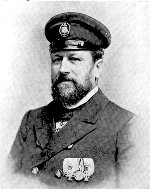Hamburg America Line Captain Adolp Albers of the SS Fürst Bismarck.