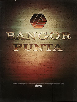 Front Cover, Bangor Punt Annual Report for the Year Ended 30 September 1976.