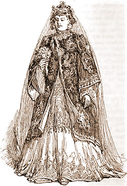 A Chinese Bride in Costume. The Quiver, 1890.