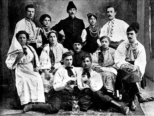 Germans from Southern Russia in Southern Russian Folk Costumes.