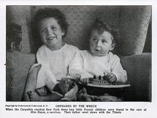 French Children Orphaned by the Wreck.