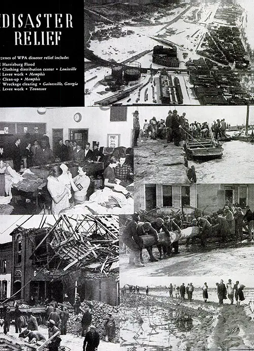 Scenes of WPA Disaster Relief