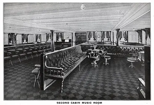 Anchor Line Second Cabin Music Room