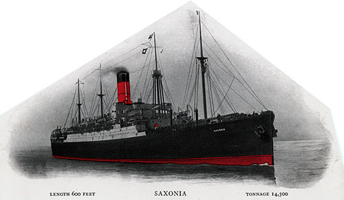 The Cunard Liner RMS Saxonia.