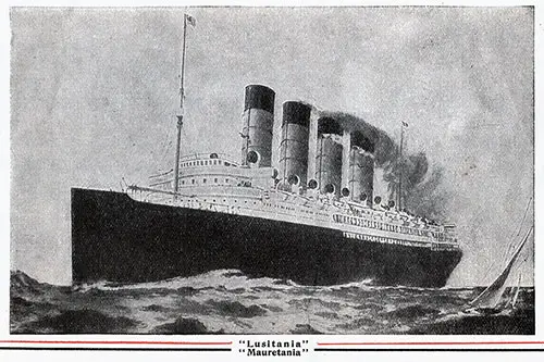 Cunard Line RMS Lusitania and Mauretania