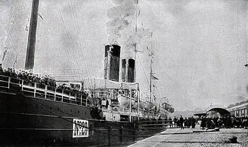 The RMS Aurania of the Cunard Line, Shown Here as Transport Ship No. 20.