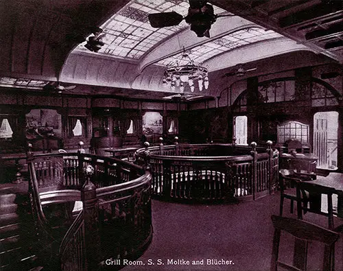 Grill Room - SS Moltke and Blücher