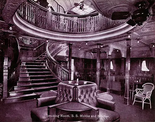 Smoking Room - SS Moltke and Blücher