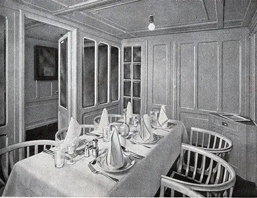 Cabin Class Children's Dining Room on the SS Colombo.