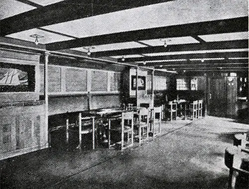 Smoking Room on a North Cape Steamer.