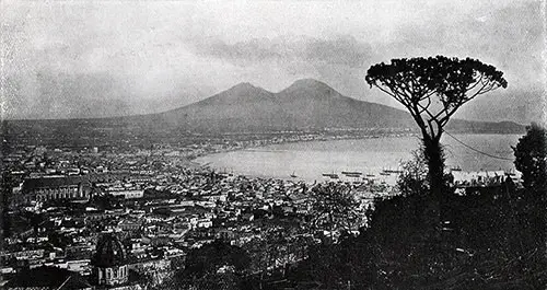 Naples, Italy Showing the Harbor circa 1906.