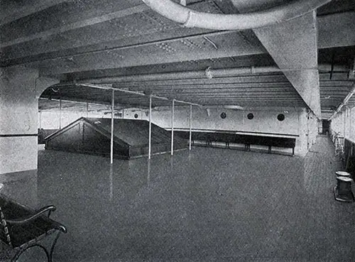 Enclosed Promenade Deck for First Cabin Passengers on the SS Frederik VIII.