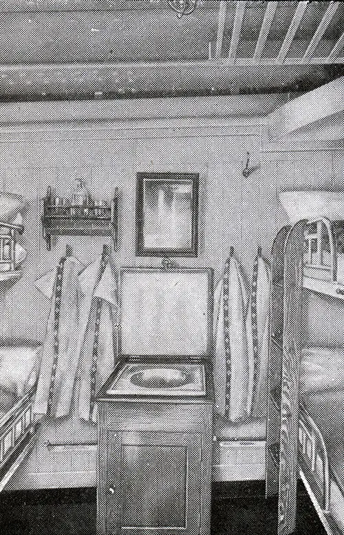 Third Class Four-Berth Stateroom on the SS Frederik VIII.