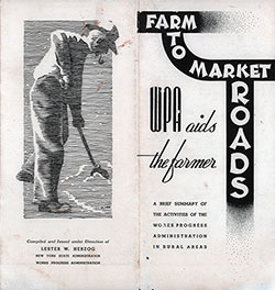 Covers, WPA Aids the Farmer: Farm to Market Roads