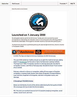 GG Archives 1Q 2020 Newsletter: Bracing for the Pandemic