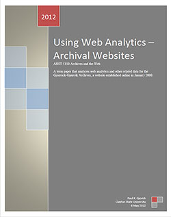 Using Web Analytics - Archival Websites - 2012