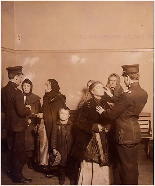 Physical Examination of Female Immigrants at Ellis Island.