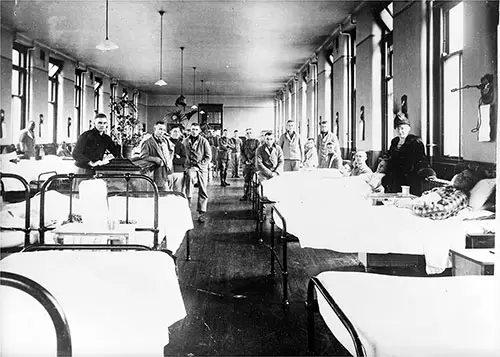 American Ward at the Fourth Scottish General Hospital in Glasgow.