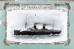 Front Cover, SS La Lorraine Farewell Dinner Bill of Fare - 26 April 1907