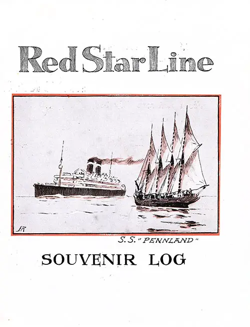 Front Cover, SS Lapland Abstract of Log, 3 July 1931.