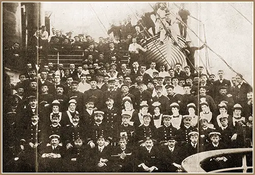 RMS Corsican (1907) Captain, Officers, and Crew.