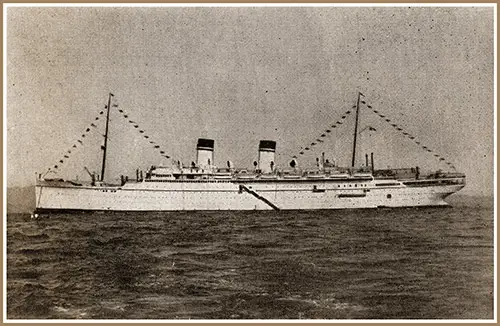 SS Roma of the Italian Line. Gross Tonnage 32,583.