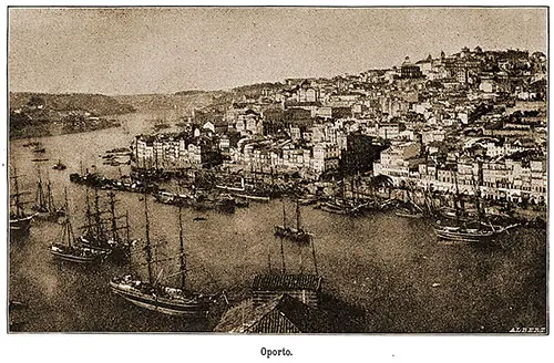 Oporto Harbor that Stands Behind the Port of Leixões.