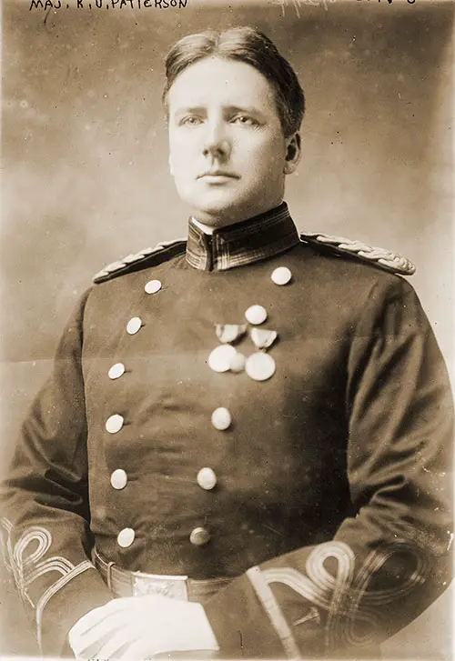 Major Robert Urie Patterson (1877-1950), a U.S. Army Officer Who Was in Charge of the American Red Cross Surgeons and Nurses Who Left on Sept. 13, 1914 and Went to Europe at the Beginning of World War I.