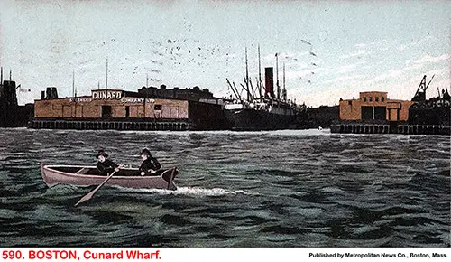 Cunard Wharf at Boston Harbor.
