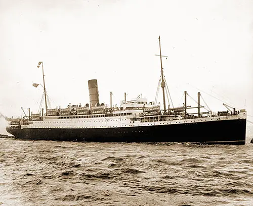 RMS Ausonia of the Cunard Line Canadian Service.