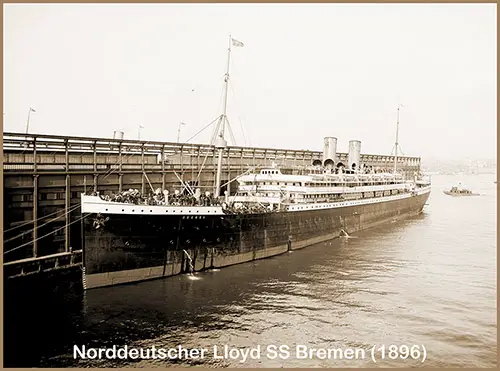SS Bremen (1896) of the North German Lloyd.