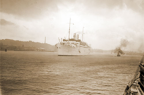 SS Gripsholm of the Swedish American Line, nd, ca. 1925.