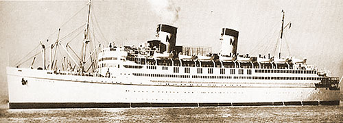 The SS Malolo Sailing as the SS Matsonia for the Matson Navigation Company (1927-1948).