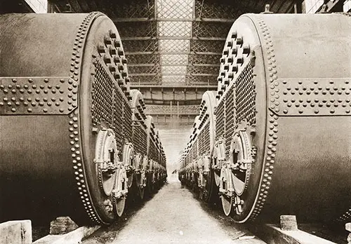 Boilers on the RMS Titanic