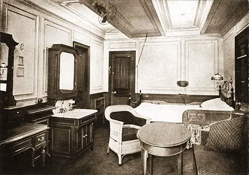 Fig. 100: Special First Class Stateroom, B-63 on the RMS Titanic.