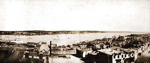 The Harbour at Halifax, Nova Scotia, 1909.