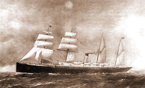 SS Pennsylvania (1873) of the American Line.