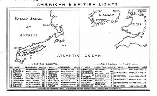 Back Cover Cover, American & British Lights