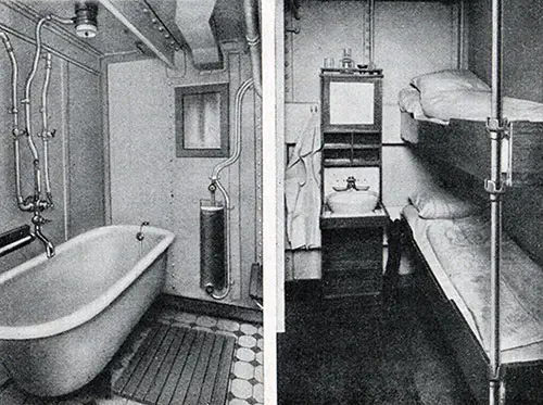 Third-Class Bath on the SS Deutschland