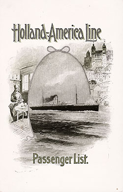 Passenger Manifest, Potsdam, 2 July 1904